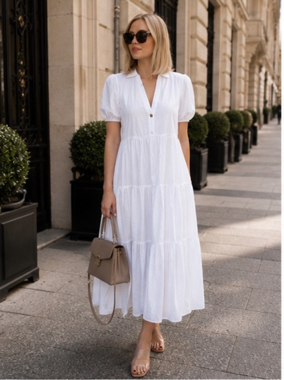 Zara  midi dress bloggers favorite - Picture 13 of 13